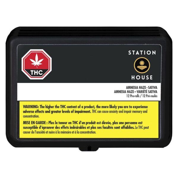 Station House STATION HOUSE AMNESIA HAZE PR24X0.5G Sativa - 12 g