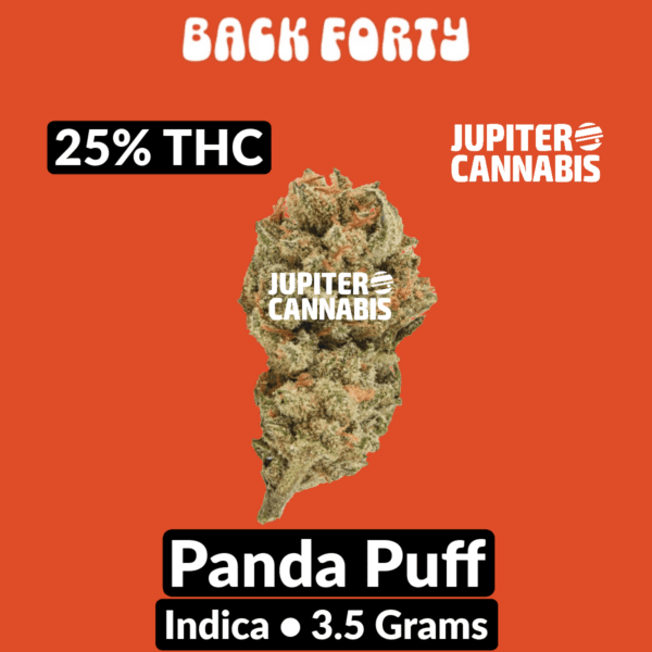 Back Forty Panda Puff