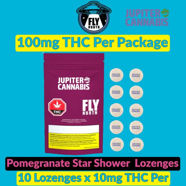 Fly North Pomegranate Star Shower Lozenges