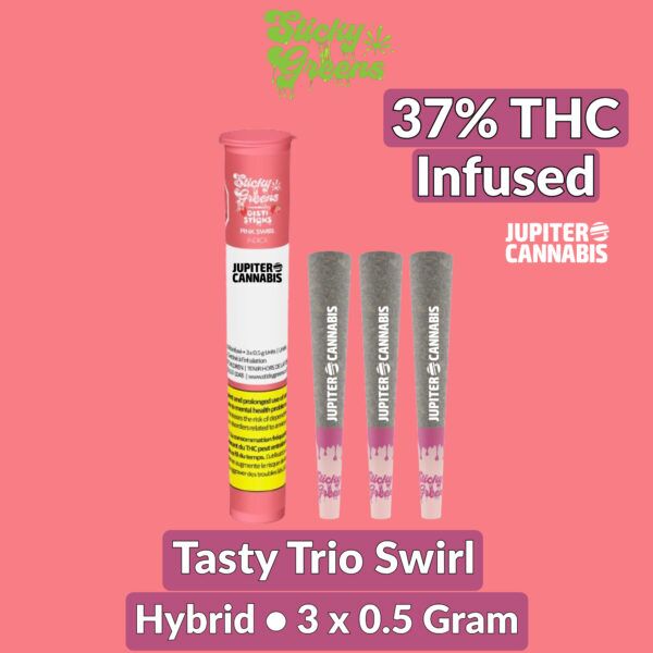Disti Sticks Pink Swirl Infused Pre-Rolls