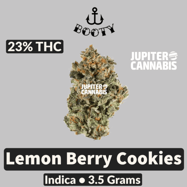 Booty Indica 3.5g - Lemon Berry Cookie
